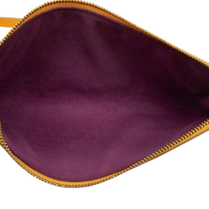 Louis Vuitton Epi Pochette Soir Pouch Handbag Tassiriyellow Leather — view 4