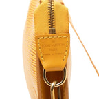 Louis Vuitton Epi Pochette Soir Pouch Handbag Tassiriyellow Leather — view 5