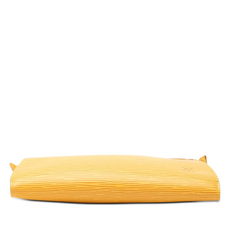Louis Vuitton Epi Pochette Soir Pouch Handbag Tassiriyellow Leather — view 3
