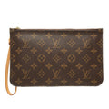 Louis Vuitton Pouch Brown Leather