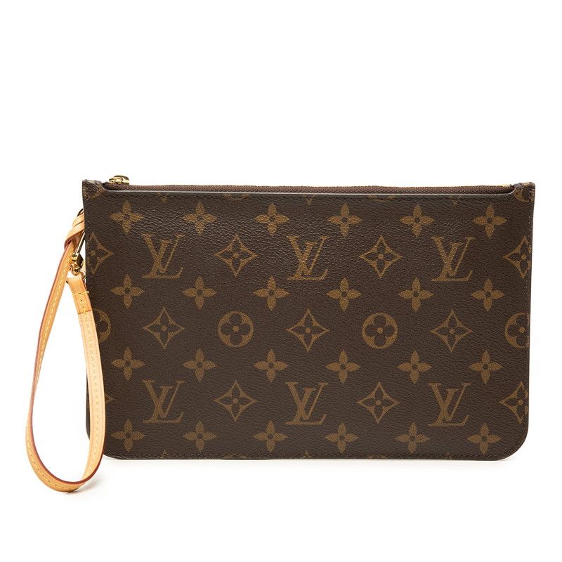 Louis Vuitton Pouch Brown Leather — view 2