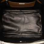 Prada 2-Way Brown White Saffiano Leather Shoulder Bag — view 4