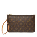Louis Vuitton Pouch Brown Leather