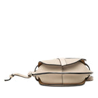 Loewe Roebe Gramgram Gate Mini Crossbody Shoulder Bag Beige Leather — view 3