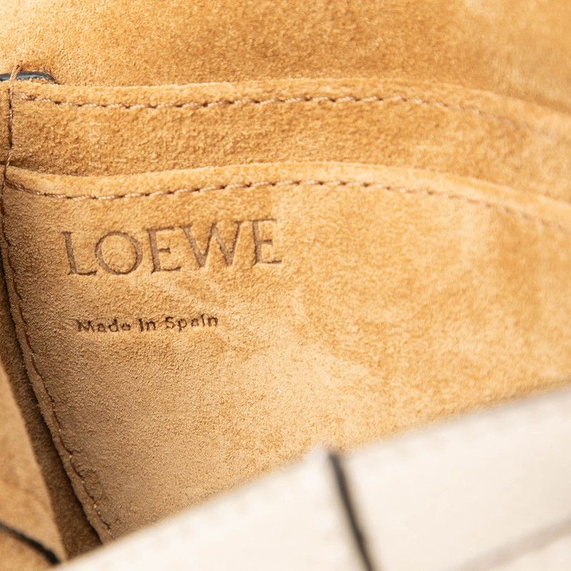 Loewe Roebe Gramgram Gate Mini Crossbody Shoulder Bag Beige Leather — view 5