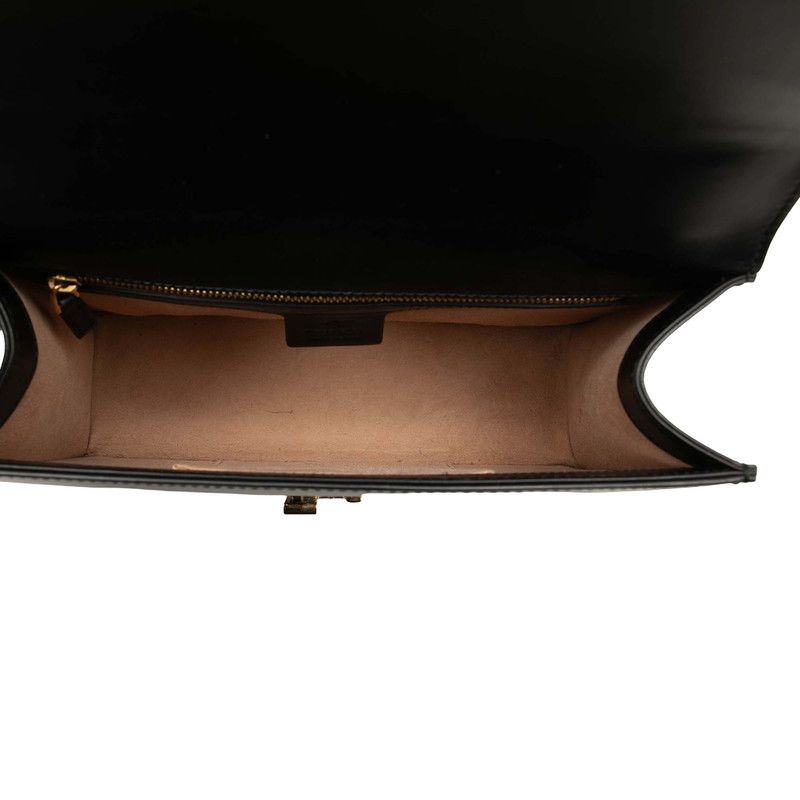 Gucci Black Leather Shoulder Bag — view 6
