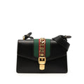 Gucci Black Leather Shoulder Bag