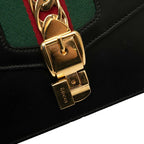 Gucci Black Leather Shoulder Bag — view 5