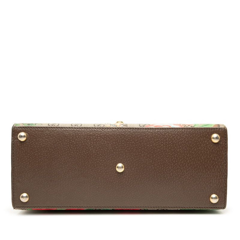 Gucci GG Supreme Tian 2-Way Shoulder Bag Beige Multicolor Leather — view 3