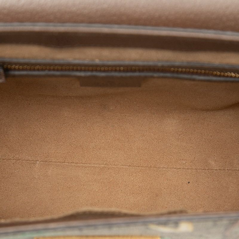 Gucci GG Supreme Tian 2-Way Shoulder Bag Beige Multicolor Leather — view 4