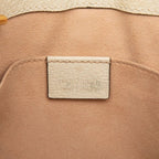 Gucci GG Supreme Flora Padlock Chain Tote Shoulder Bag Beige Multicolor Leather — view 5