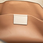 Gucci GG Supreme Padlock Berry Chain Tote Shoulder Bag Beige Ivory Leather — view 5
