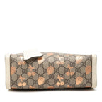 Gucci GG Supreme Padlock Berry Chain Tote Shoulder Bag Beige Ivory Leather — view 3