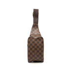 Louis Vuitton Damier Geronimos Belt Bag Brown Leather