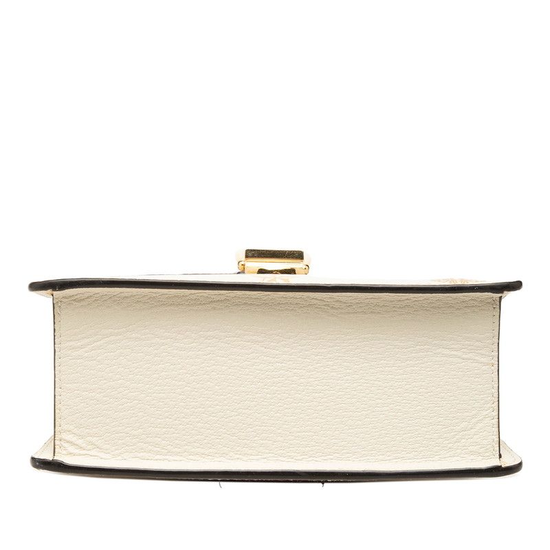 Gucci Bee?&star Mini Sylvie 2-Way Shoulder Bag White Leather — view 3