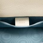 Gucci Bee?&star Mini Sylvie 2-Way Shoulder Bag White Leather — view 6