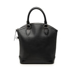 Louis Vuitton Velvet Handbag Noir Black Leather