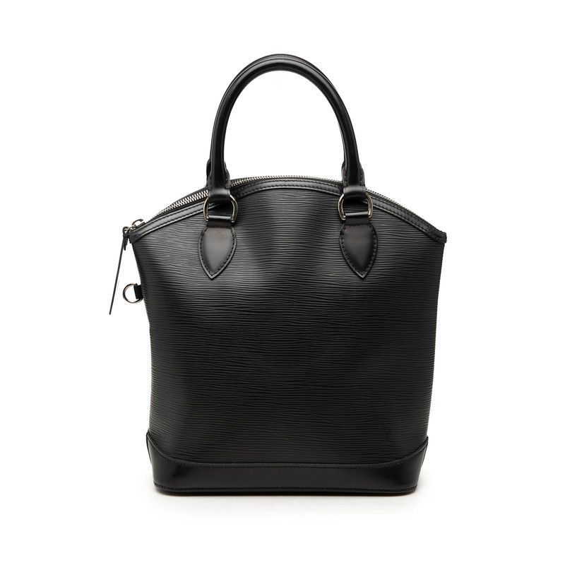 Louis Vuitton Velvet Handbag Noir Black Leather
