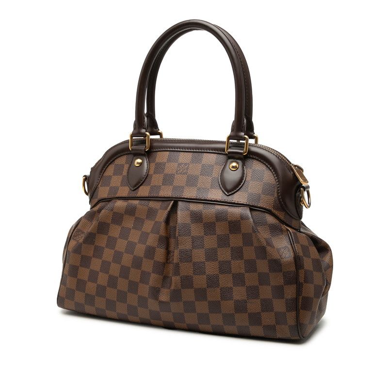 Louis Vuitton Roosevelt Damier Trevi PM 2-Way Shoulder Bag Brown Leather — view 2