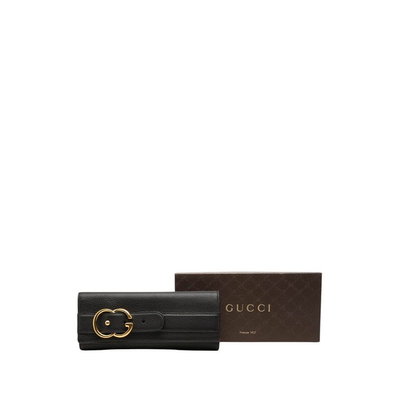 Gucci Black Leather Clutch Bag — view 7