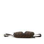 Fendi Brown Canvas Leather Handbag — view 3