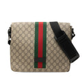 Gucci GG Supreme Sherry Line Shoulder Bag Beige