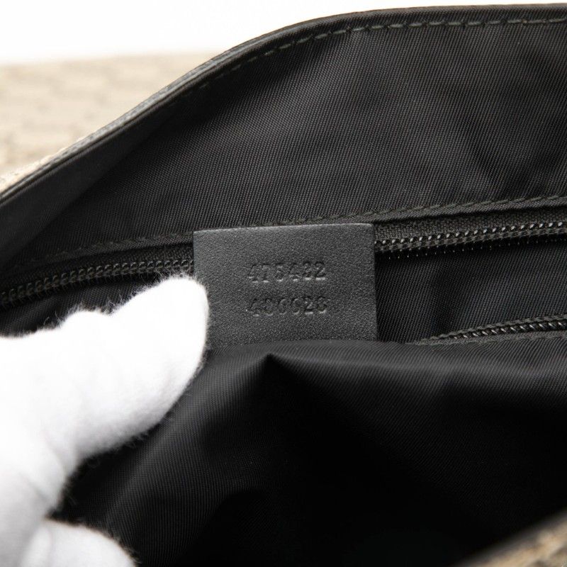 Gucci GG Supreme Sherry Line Shoulder Bag Beige — view 6
