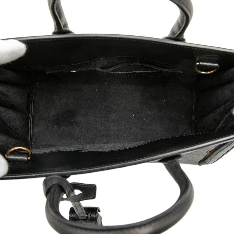 Saint Laurent Sac Dejour Nano 2-Way Shoulder Bag Black Leather — view 4
