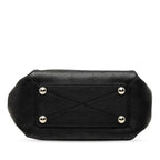 Louis Vuitton Monogram Mahina Babylon Chain BB 2-Way Shoulder Bag Black Leather — view 3