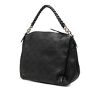 Louis Vuitton Monogram Mahina Babylon Chain BB 2-Way Shoulder Bag Black Leather — view 2