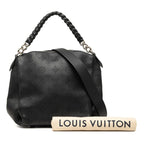 Louis Vuitton Monogram Mahina Babylon Chain BB 2-Way Shoulder Bag Black Leather — view 7