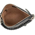 Louis Vuitton Monogram Mahina Babylon Chain BB 2-Way Shoulder Bag Black Leather — view 4