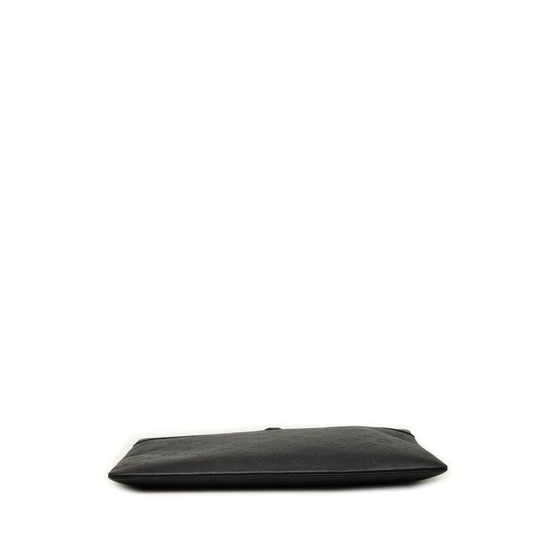 Louis Vuitton Roi Monogramch Pochette Clutch Noir Black Leather — view 3