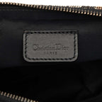 Dior Black Beige Canvas Leather Handbag — view 5