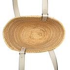 Loewe Loeve Gramgram Basket Bag Small Handbag Bag Natural White Lafia Leather — view 4
