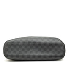 Louis Vuitton Graphite MM Crossbody Shoulder Bag Black Leather — view 3