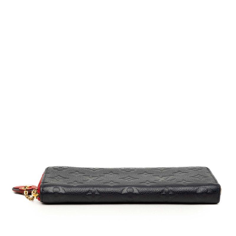 Louis Vuitton Wallet Navy Red Leather — view 3