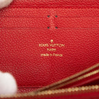 Louis Vuitton Wallet Navy Red Leather — view 8