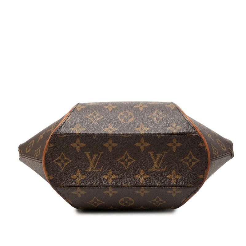 Louis Vuitton Monogram Ellipse PM Handbag Brown Leather — view 3