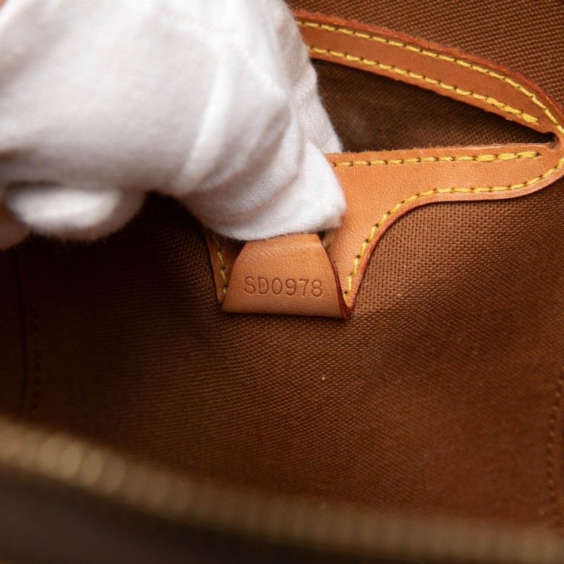 Louis Vuitton Monogram Ellipse PM Handbag Brown Leather — view 6