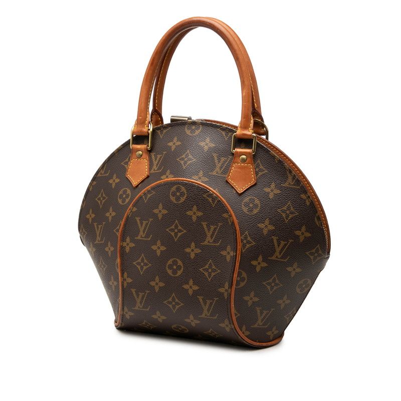 Louis Vuitton Monogram Ellipse PM Handbag Brown Leather — view 2