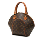 Louis Vuitton Monogram Ellipse PM Handbag Brown Leather — view 2