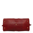 Saint Laurent Line Cabas Chic Handbag Red Leather — view 3