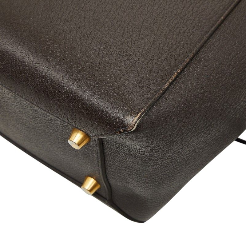 Celine Belt Bag Mini 2-Way Dark Brown Leather — view 7