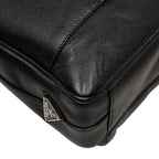 Prada Crossbody Carry on Shoulder Bag Black Saffiano Leather — view 7