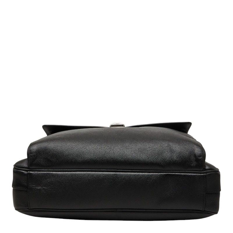 Prada Crossbody Carry on Shoulder Bag Black Saffiano Leather — view 3