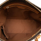 Louis Vuitton Monogram Cabas Piano Tote Shoulder Bag Brown Leather — view 4