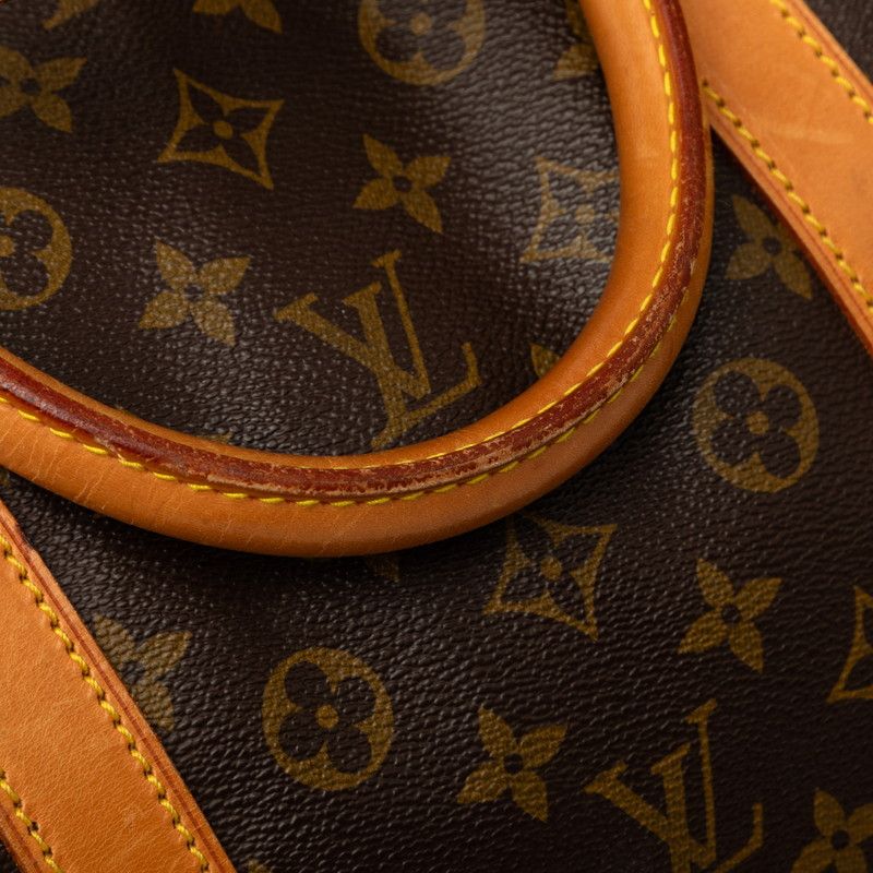 Louis Vuitton Monogram Keepall Bandouliere 60 Boston Bag 2-Way Brown Leather — view 7
