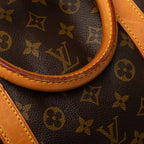 Louis Vuitton Monogram Keepall Bandouliere 60 Boston Bag 2-Way Brown Leather — view 7