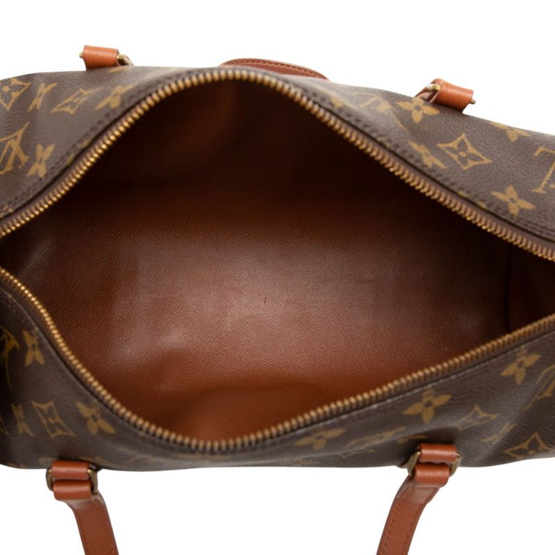 Louis Vuitton Monogram Papillon 30 Handbag Brown Leather — view 4